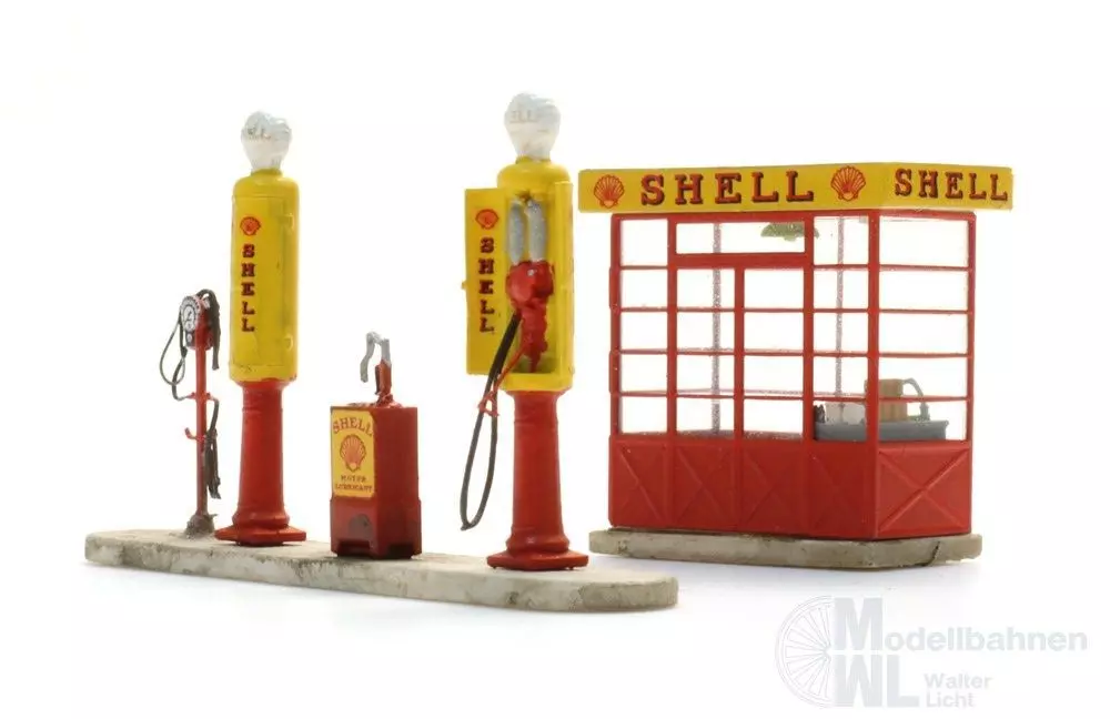 ARTITEC b.v. 14.182 - Tankstelle Shell BAUSATZ 1:160