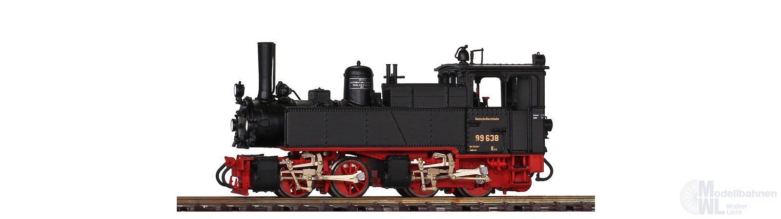 Bemo 1004828 - Dampflok DRG 99 638 Ep.II Fertigmodell H0e