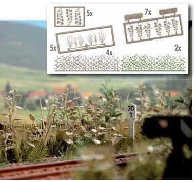 Busch 1260 - Gestrüpp H0 1:87