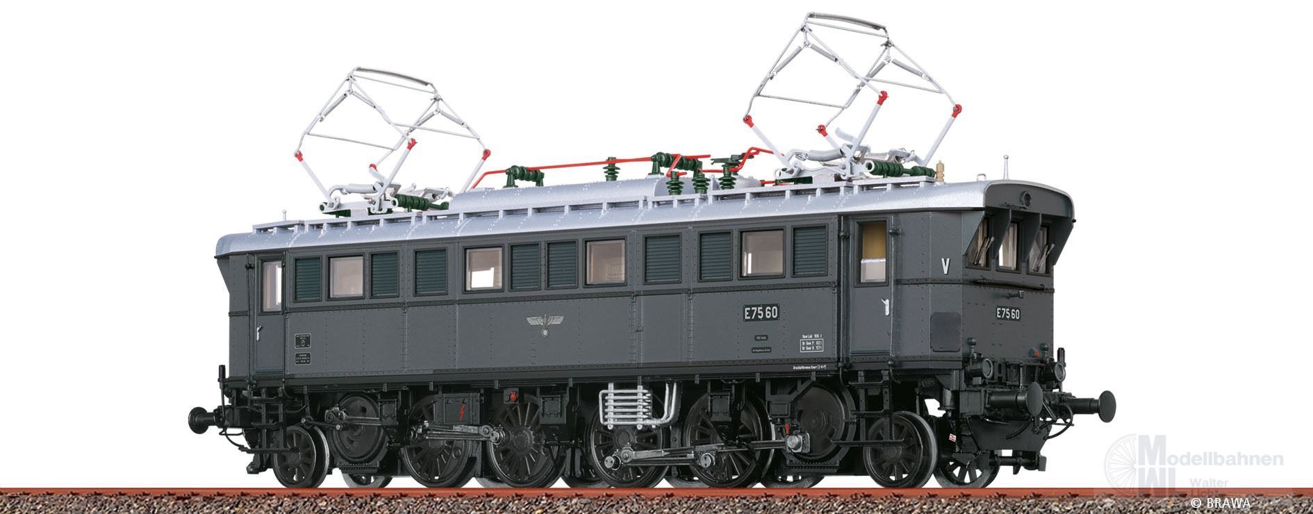 Brawa 43246 - E-Lok E 75 60 DRG Ep.II H0/GL Sound