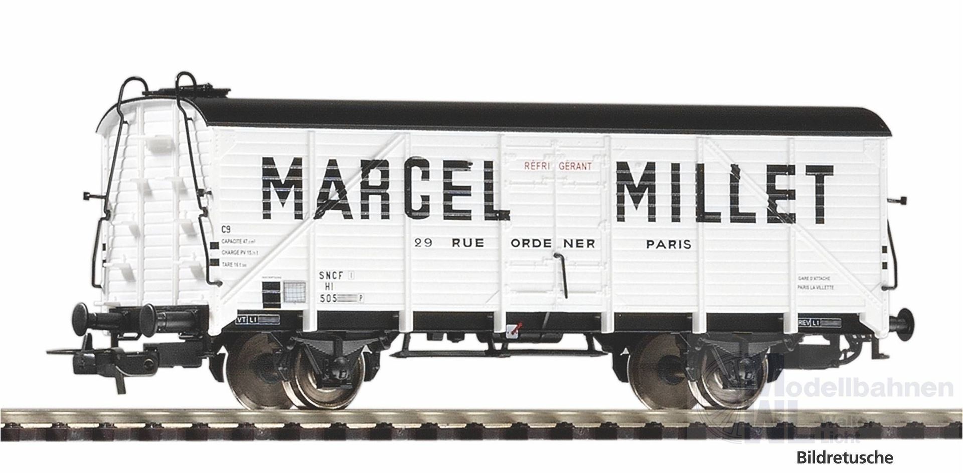 Piko 24546 - Kühlwagen SNCF Ep.III Marcel Millet H0/GL Piko 24546 - Kühlwagen SNCF Ep.III Marcel Millet H0/GL