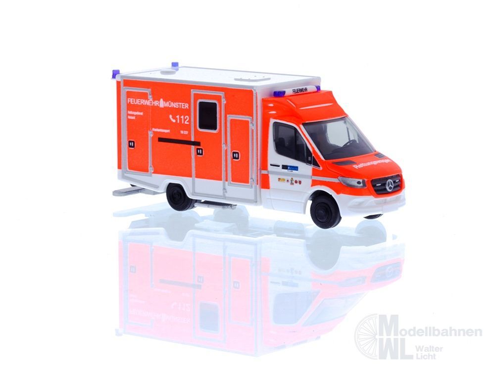 Rietze 76145 - GSF RTW´18 Rettungsdienst Stadt Münster H0 1:87