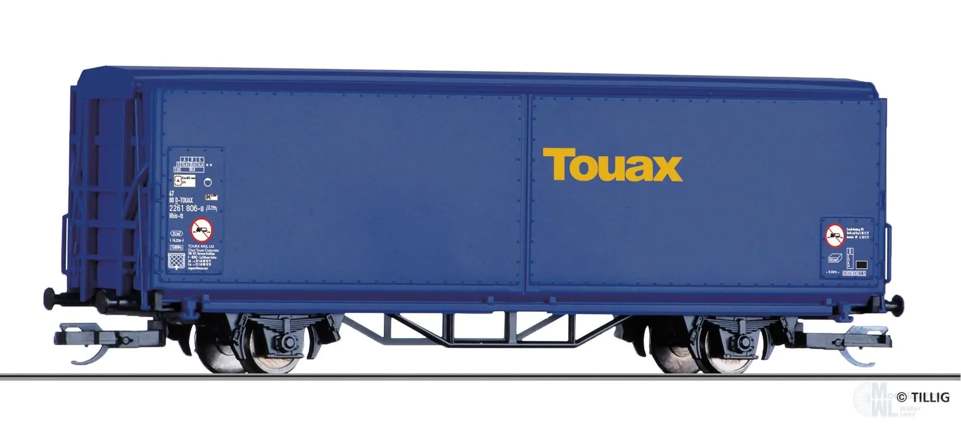 Tillig 14857 - START-Schiebewandwagen Tourax Ep.VI Hbis-tt TT 1:120