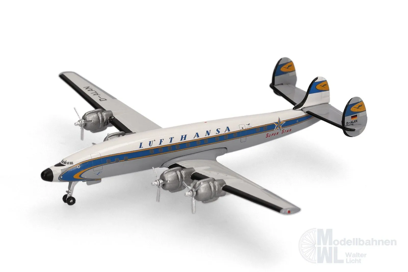 Herpa 539357 - Lockheed  L-1649A Super Star Lufthansa 1:500