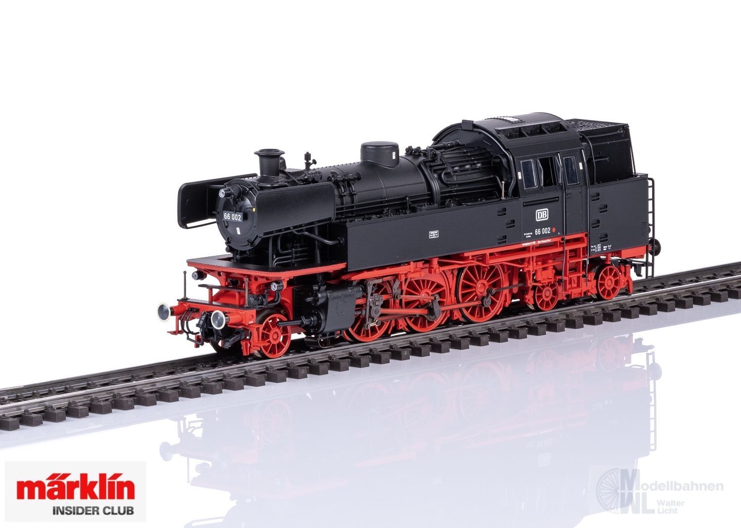 Märklin 39665 - INSIDER Dampflok BR 66 002 DB Ep.III H0/WS