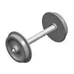 Liliput 939332 - Wechselstrom-Radsatz  NEM 340 23,2mm 2 Stück H0/WS