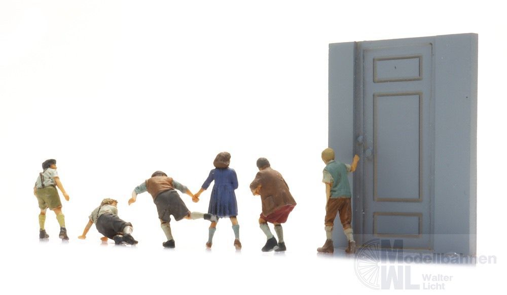 ARTITEC b.v. 5870141 - Kinderstreiche Klingelputz (6x) Fertigmodell H0 1:87
