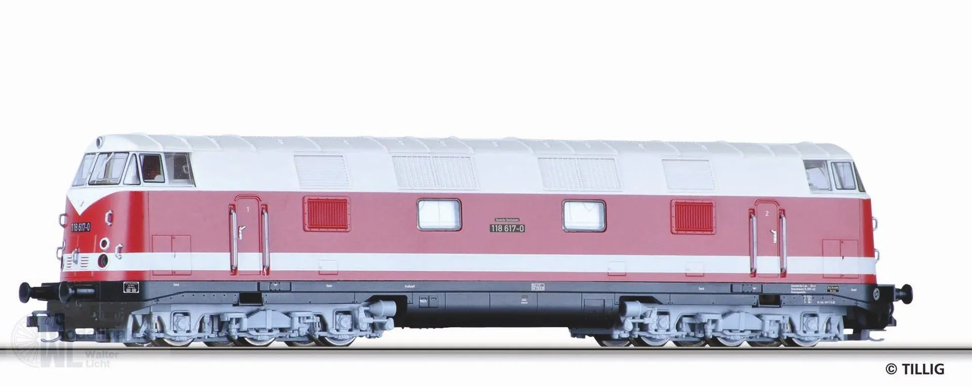 Tillig 502585 - Diesellok BR 118 617-0 DR Ep.IV (ex. 02693) TT 1:120