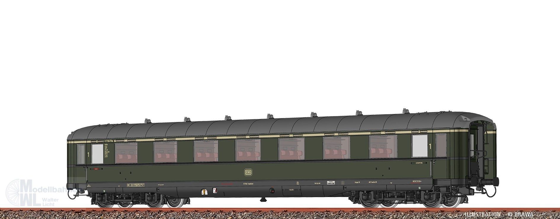 Brawa 51056 - Schürzenwagen DB Ep.III A4üe 11 706 Ffm H0/WS DIGITAL EXTRA Brawa 51056 - Schürzenwagen DB Ep.III A4üe 11 706 Ffm H0/WS DIGITAL EXTRA