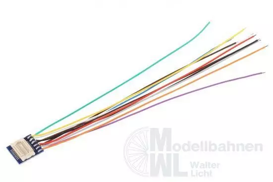 ESU 51993 - Adapterkabel, 18-pol. Next18-Buchse auf offenen Litzen, 88mm Schrumpfschlauch