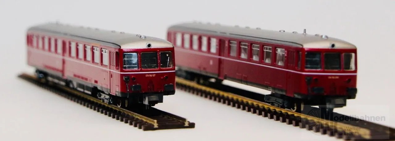 Hobbytrain 15001 - HOBBYTRAIN - Akku-Triebwagen ETA 150 DB Ep.III rot 2.tlg. N 1:160
