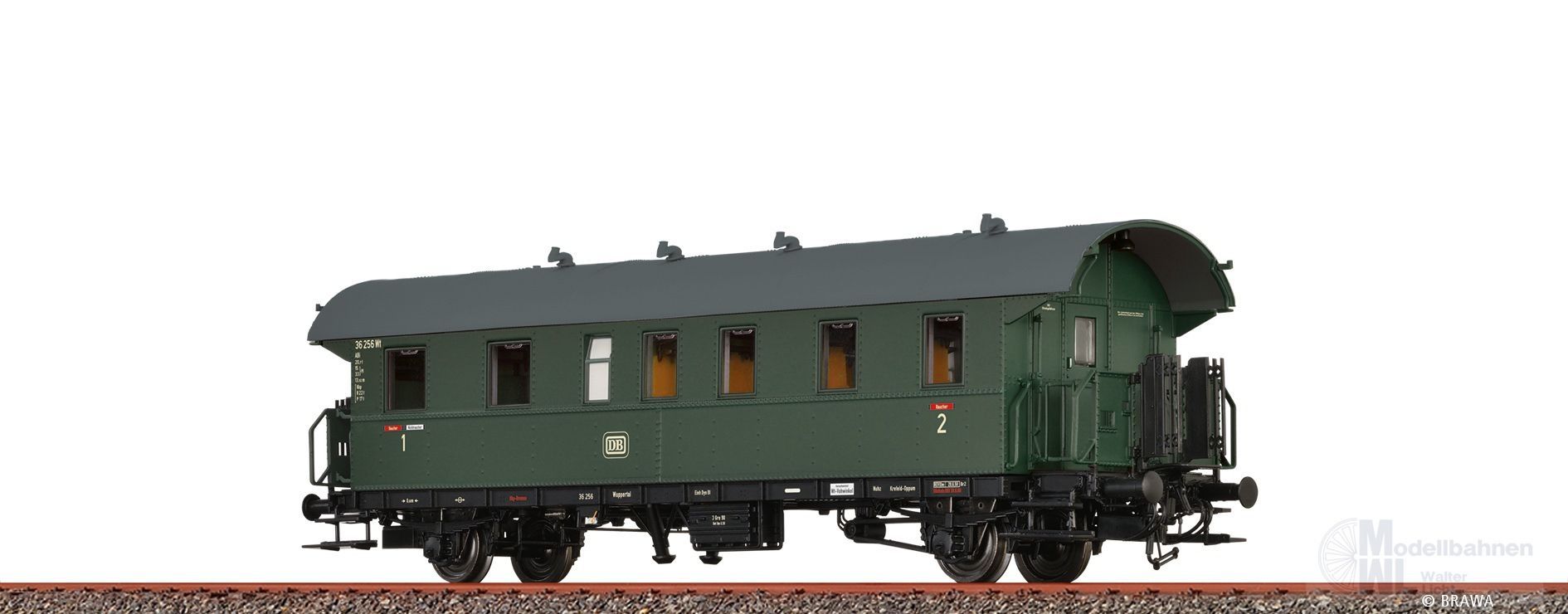 Brawa 46783 - Personenwagen DB Ep.III ABi-28 H0/WS Basic+ LED Brawa 46783 - Personenwagen DB Ep.III ABi-28 H0/WS Basic+ LED