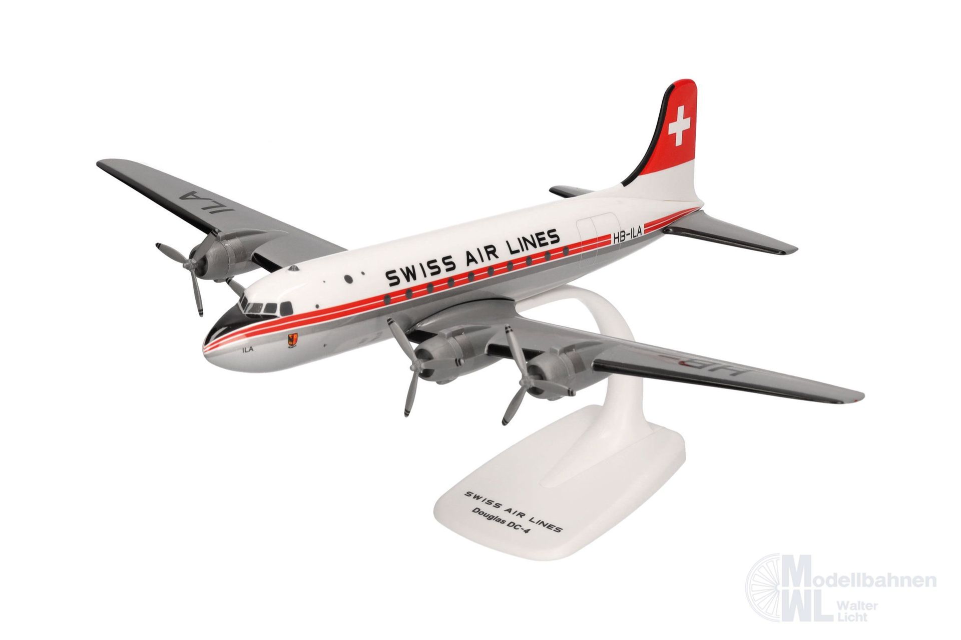 Herpa 614030 - Douglas DC-4 Swiss Air Lines 1:125