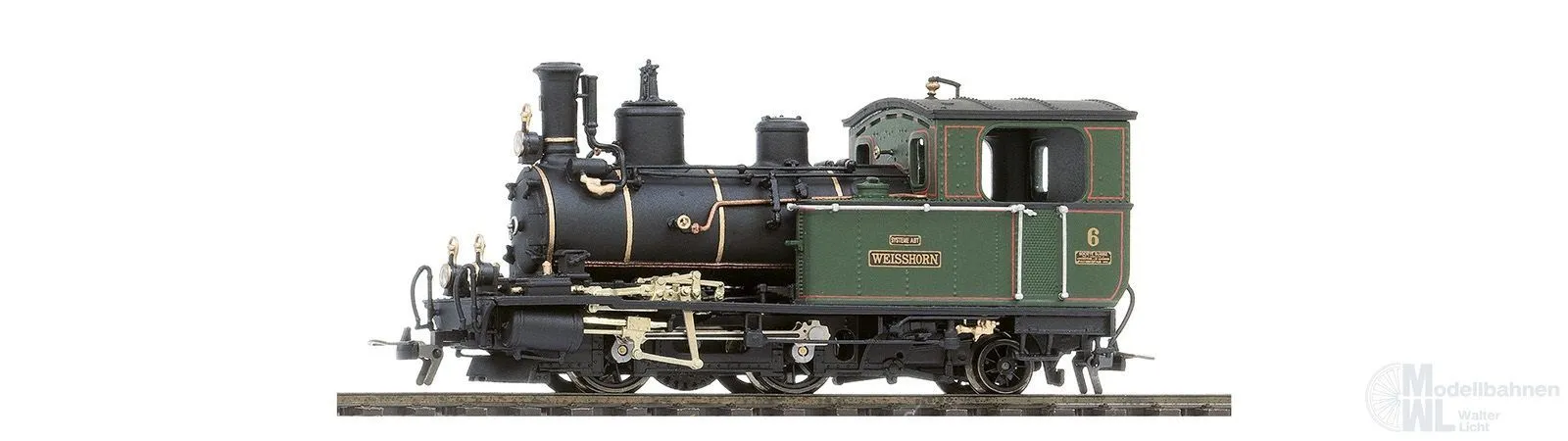 Bemo 1292596 - Dampflok HG 2/3 6 DFB Ep.V Weisshorn Metal Collection H0m