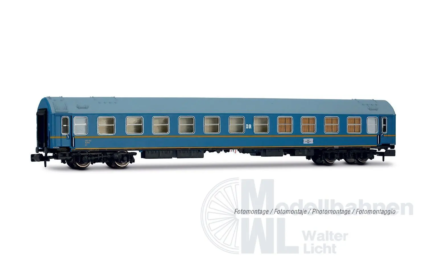 Arnold 4481 - Personenwagen Set DR Ep.III 4.tlg. Tourex Set 2 N 1:160