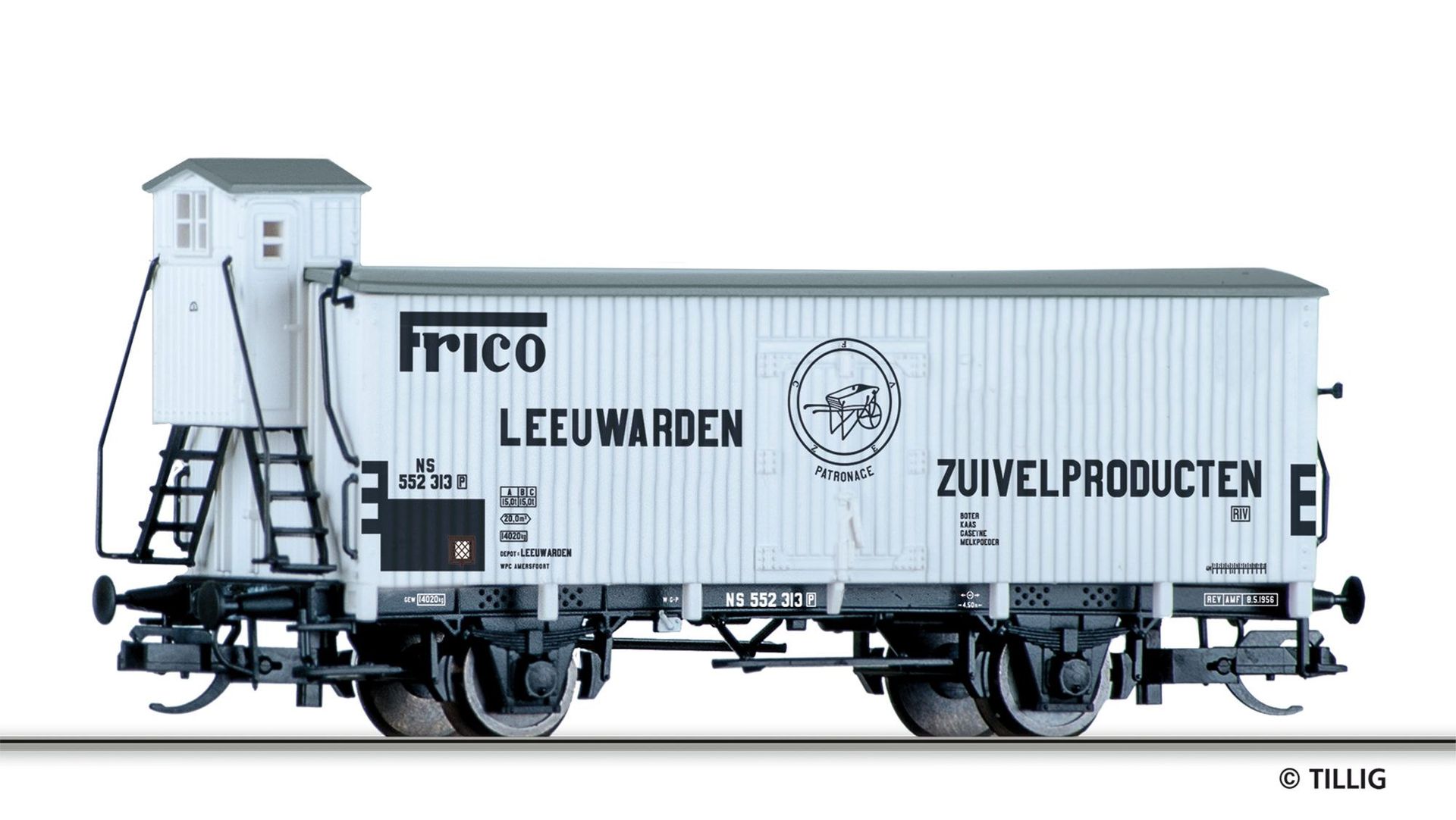 Tillig 17926 - Kühlwagen NS Ep.III FRICO Leewarden TT 1:120