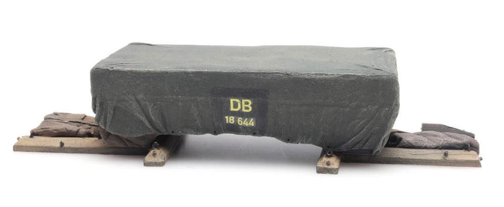 ARTITEC b.v. 487.801.58 - Ladung: Transportkiste unter Plane H0 1:87
