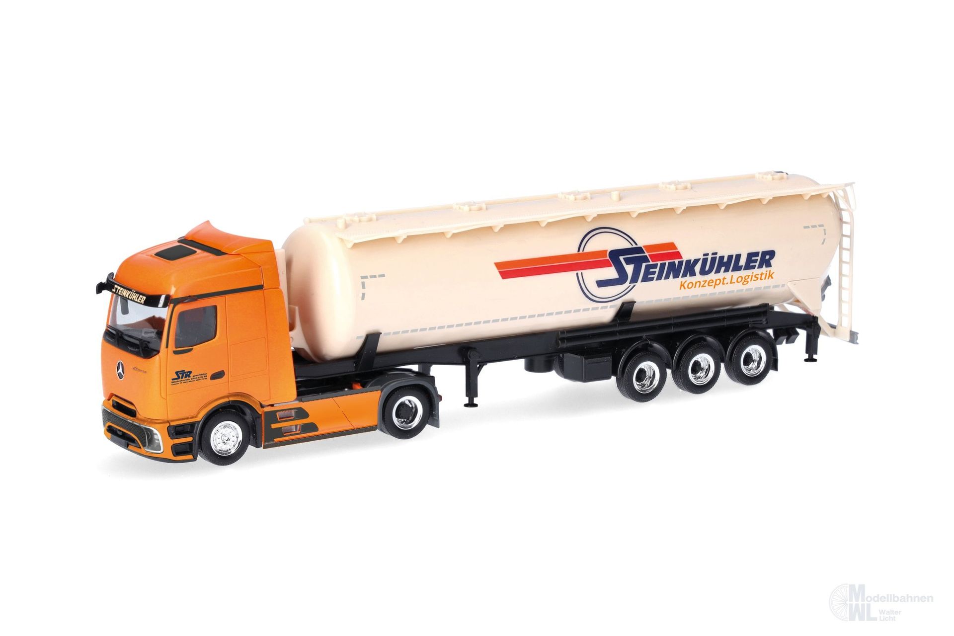 Herpa 319188 - Mercedes-Benz  Procabin Streamspace Silo Sattelzug Steinkühler H0 1:87