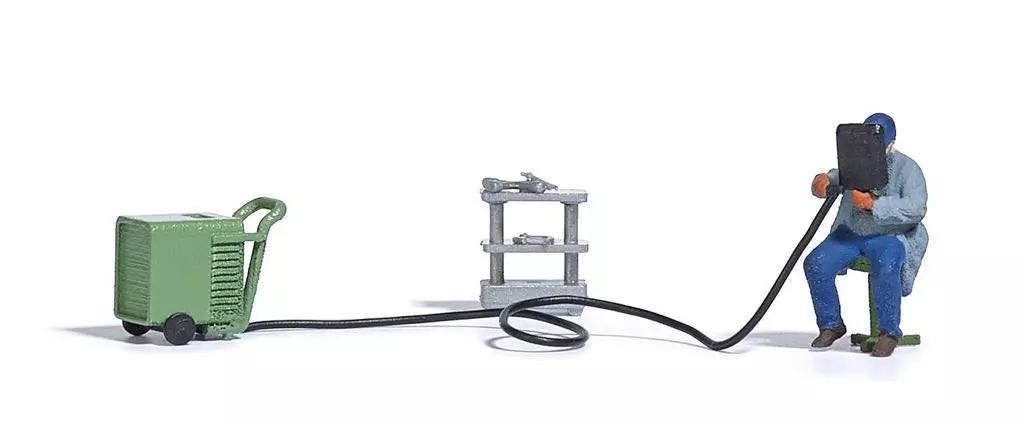 Busch 7810 - A-Set:Elektroschweißgerät H0 1:87