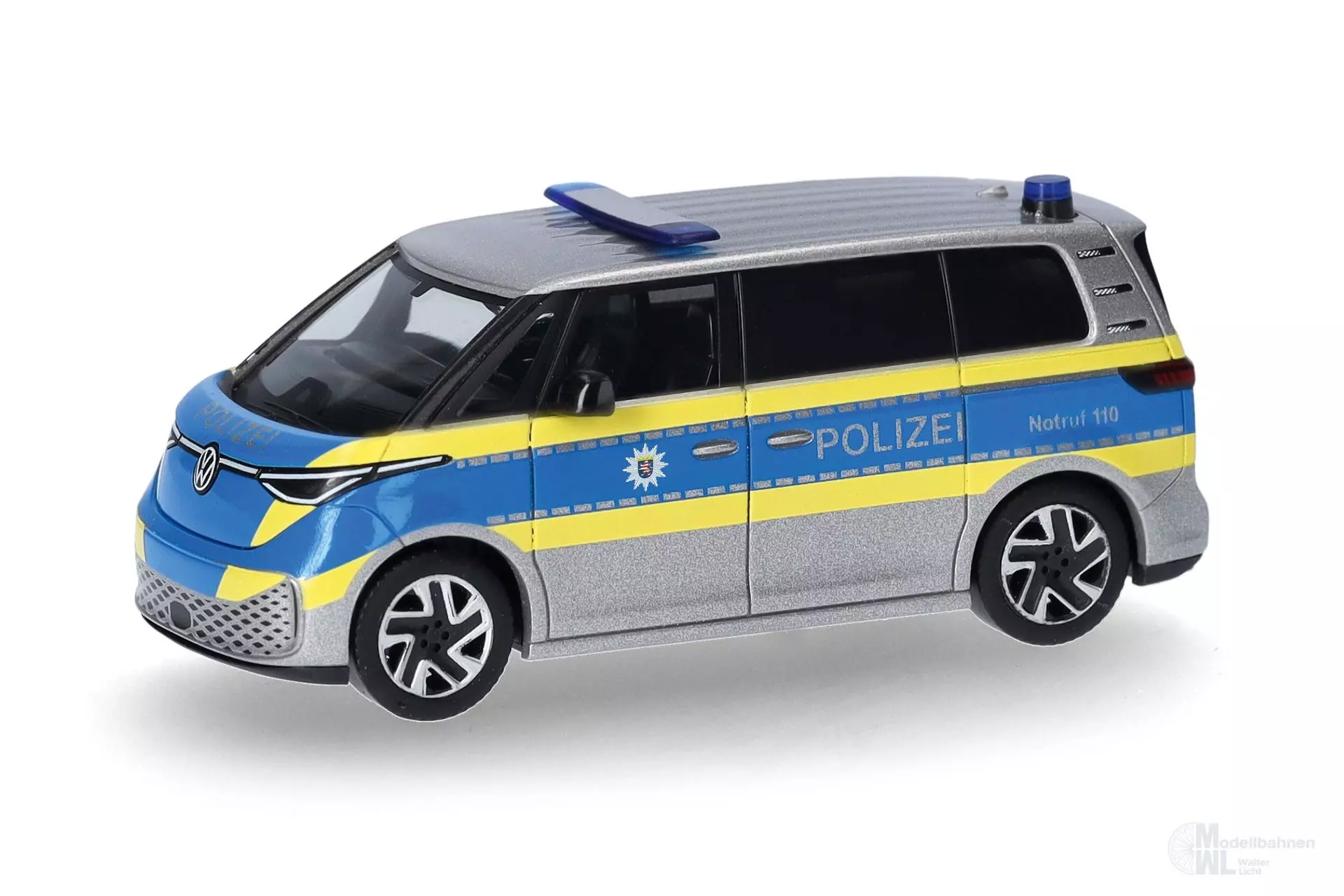 Herpa 099318 - VW ID. Buzz People Polizei Hes H0 1:87