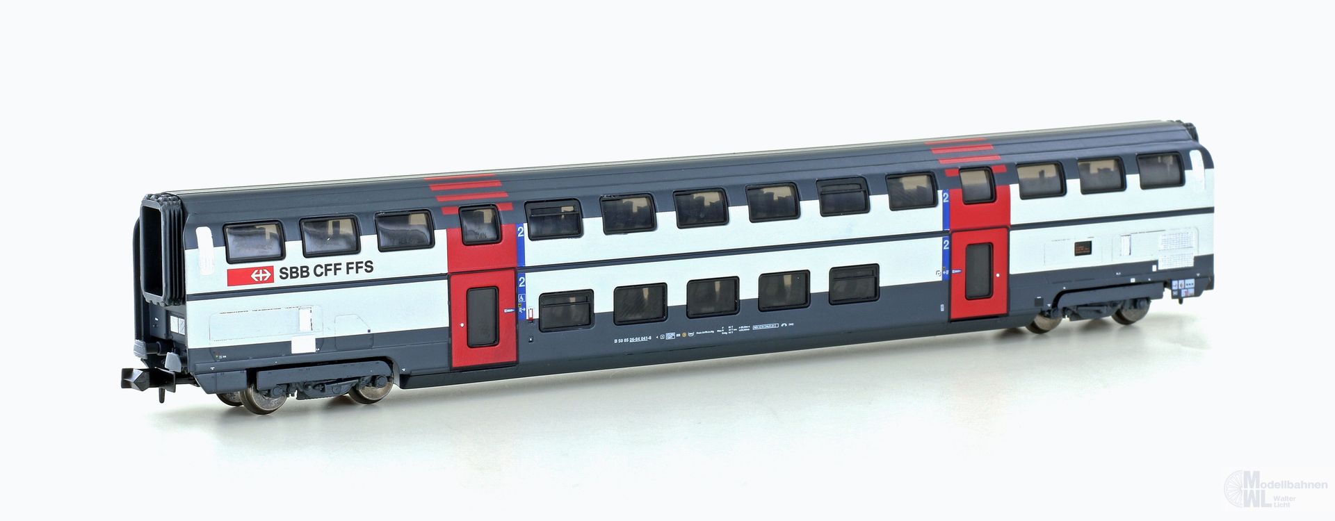 Hobbytrain 25131 - IC2000 Dosto-Wagen SBB Ep.V/VI  2.Kl. 2.Betr.Nr. N 1:160