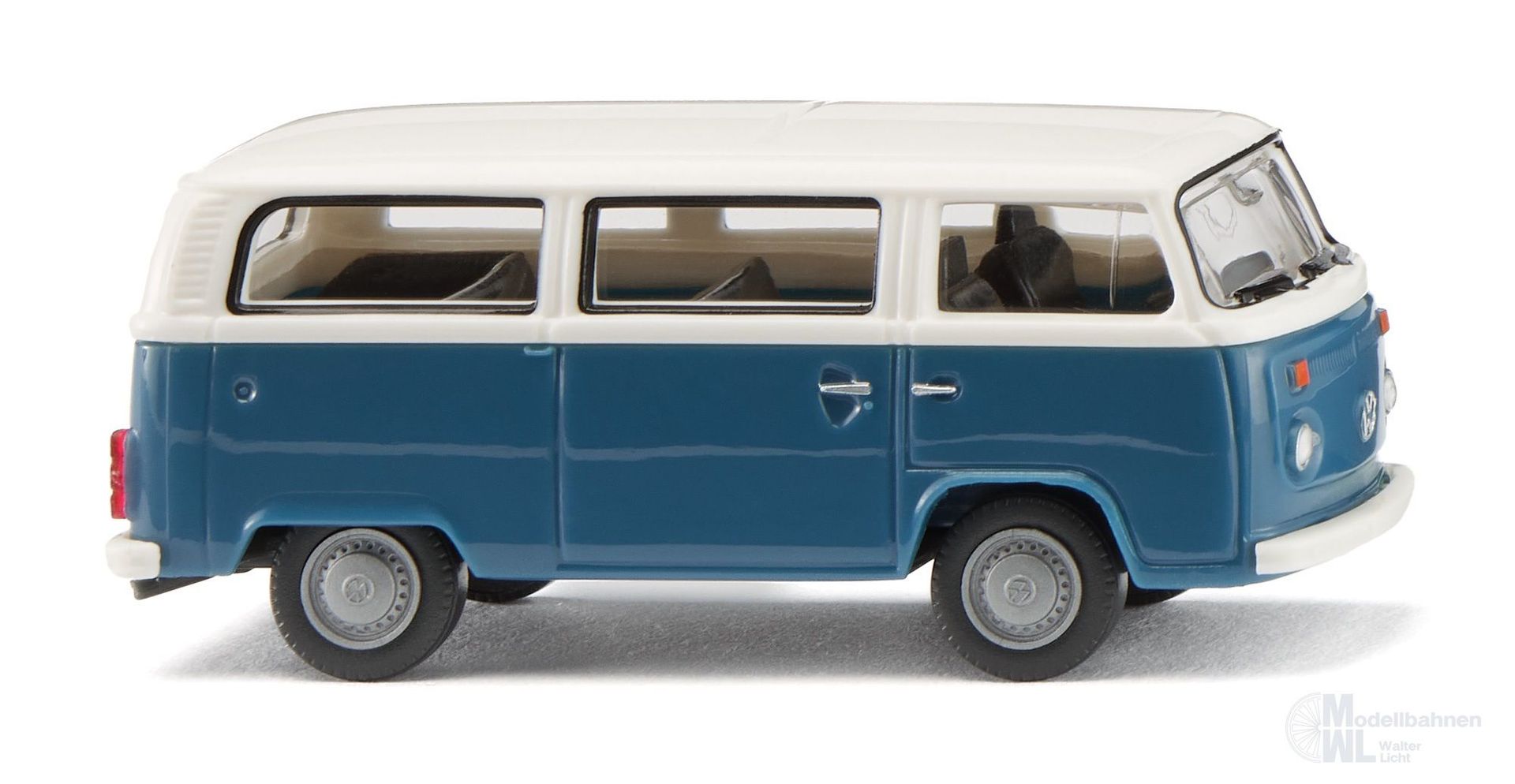 Wiking 031806 - VW T2b Bus - blaugrau/weiß  H0 1:87