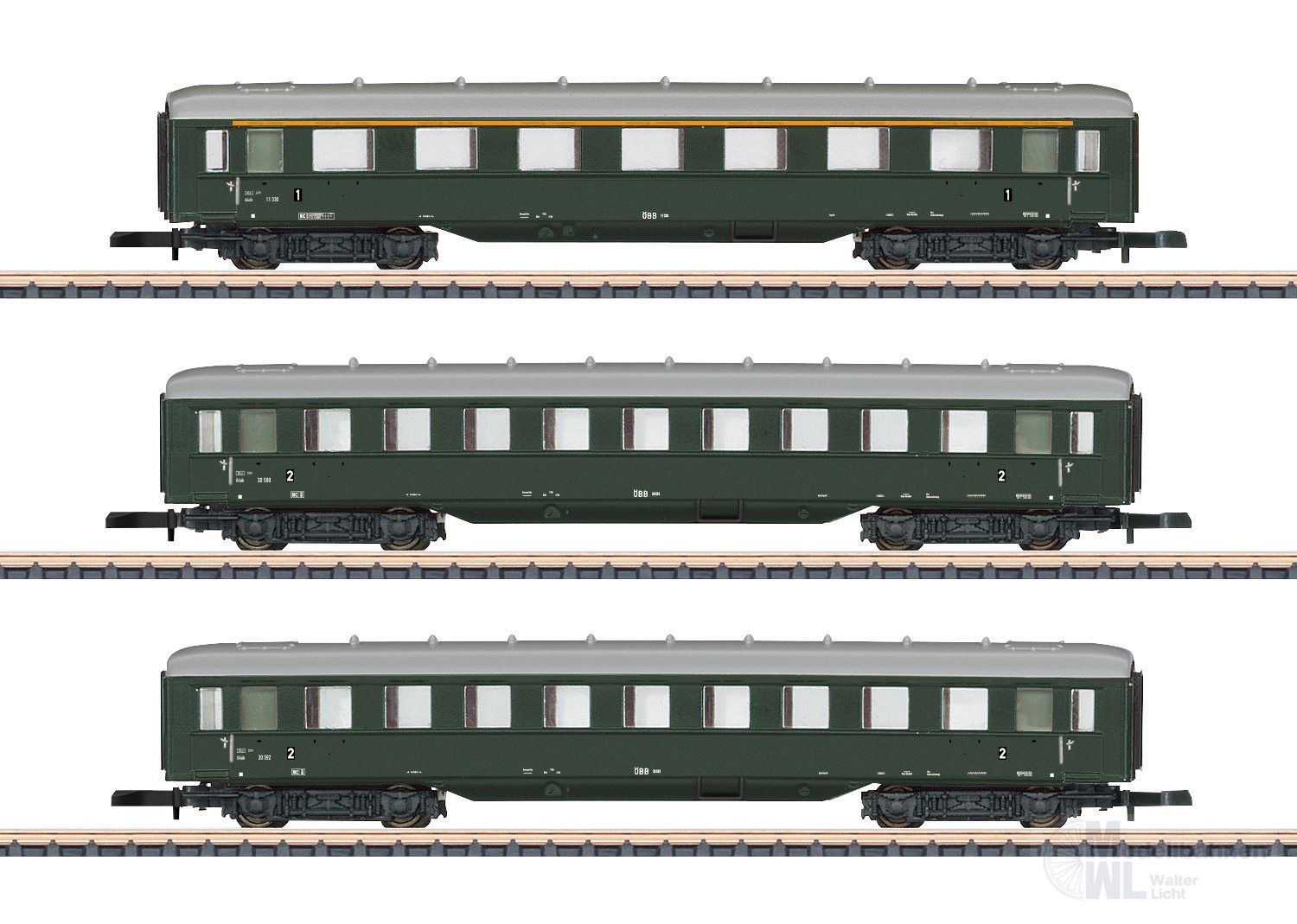 Märklin 87107 - Schürzenwagenet ÖBB Ep.III 3.tlg. Z 1:220