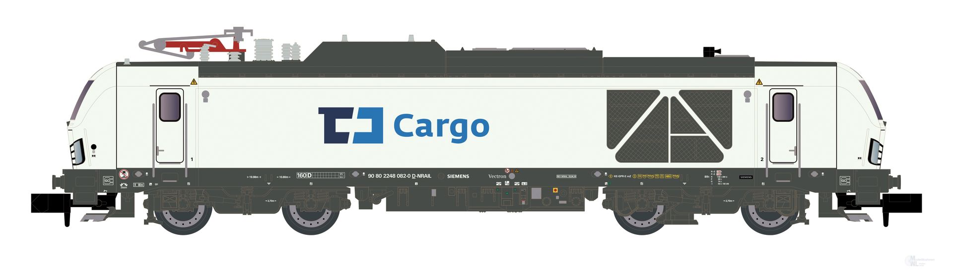 Hobbytrain 3127 - Zweikraftlok BR 248 Vectron DM CD Cargo Ep.VI N 1:160