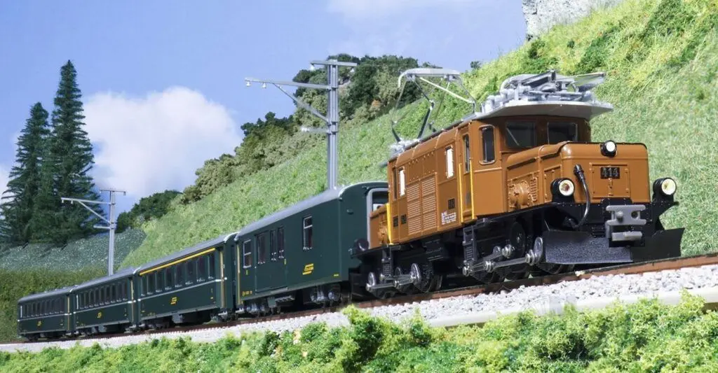 Kato 10-1987S - Personenzug mit Ge 6/6 RhB Ep.III N 1:160 SOUND