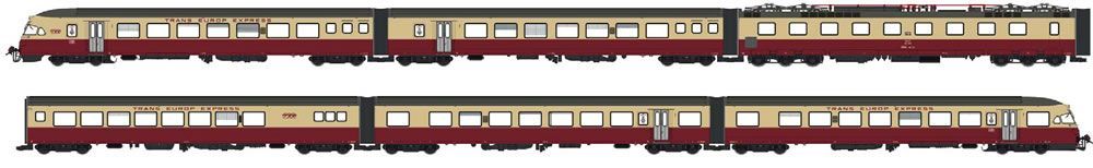 LS Models 17526 - Triebzug RAe 6-tlg. Gottardo SBB IV TEE H0/WS