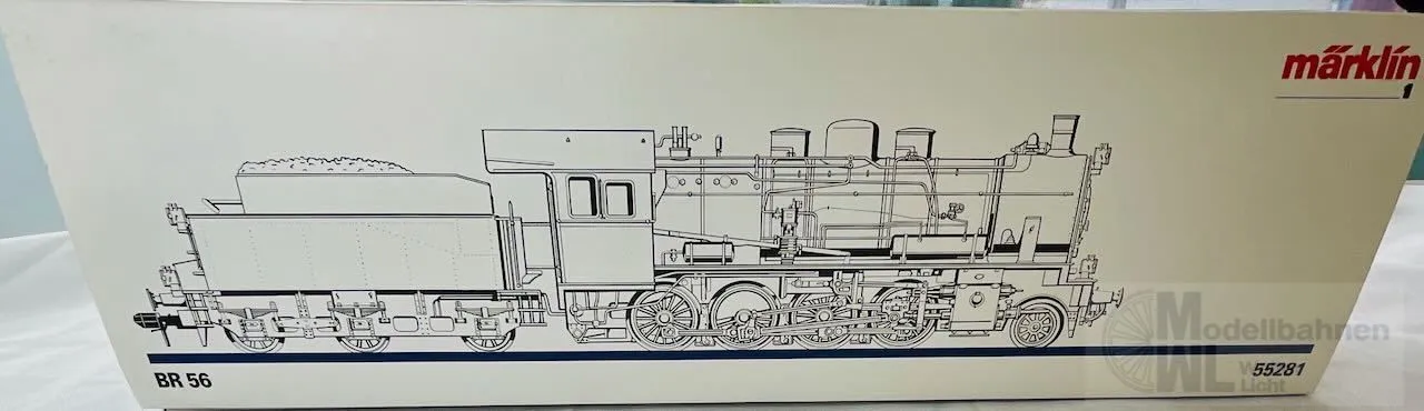 Märklin 55281 - MÄRKLIN - Dampflok BR 56 351 DRG Ep.II Spur 1 BESCHÄDIGT