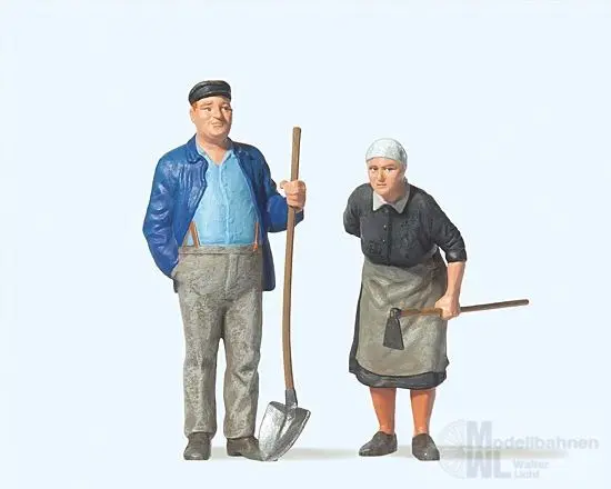 Preiser 45071 - Bauer, Bäuerin Spur G