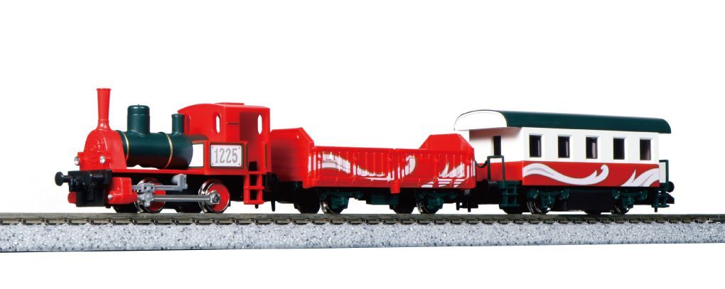 Kato 10-503-3 - Christmas Train mit Dampflok und zwei Wagen N 1:160