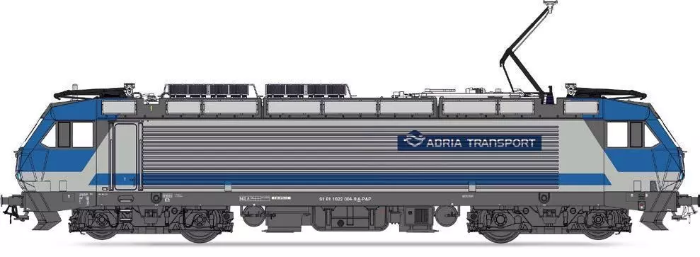 Jägerndorfer Modellbahn 15842 - E-Lok Rh 1822.003 Adria Transport Ep.V H0/WS Sound