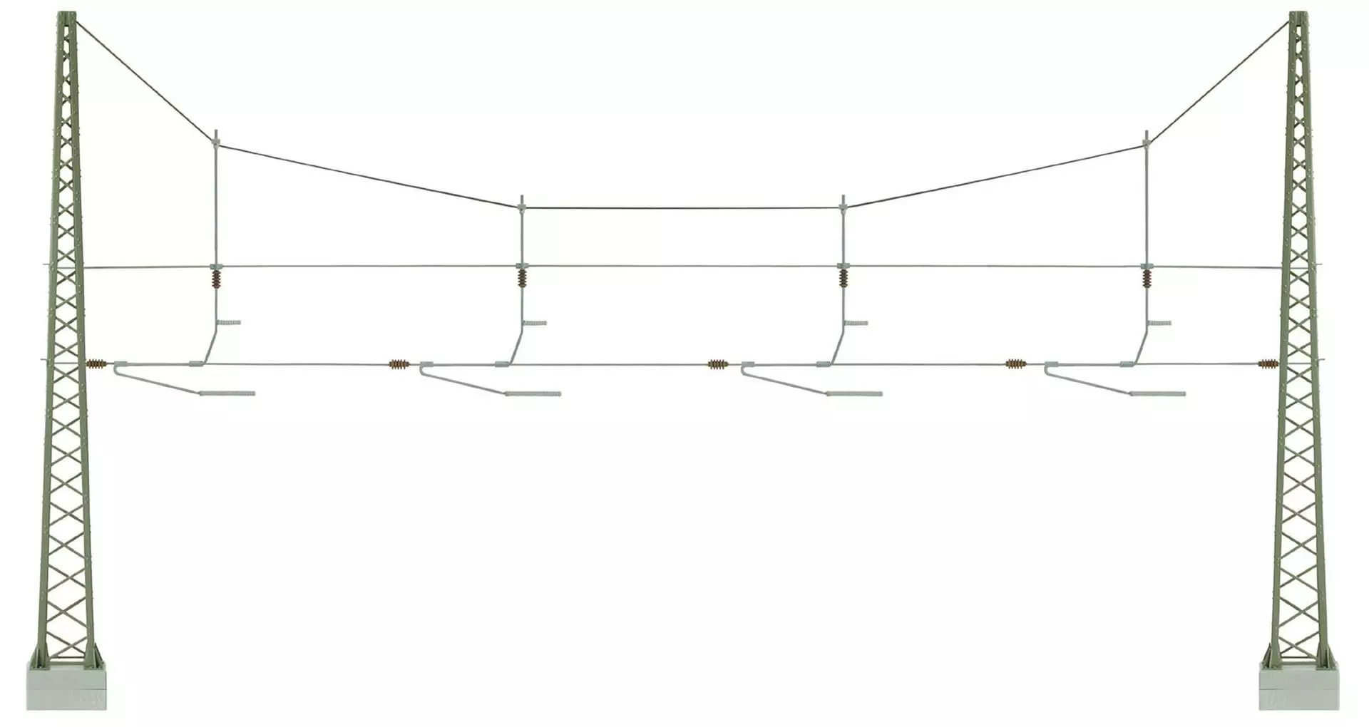 Viessmann 4363 - Quertragwerk über vier Gleise N 1:160