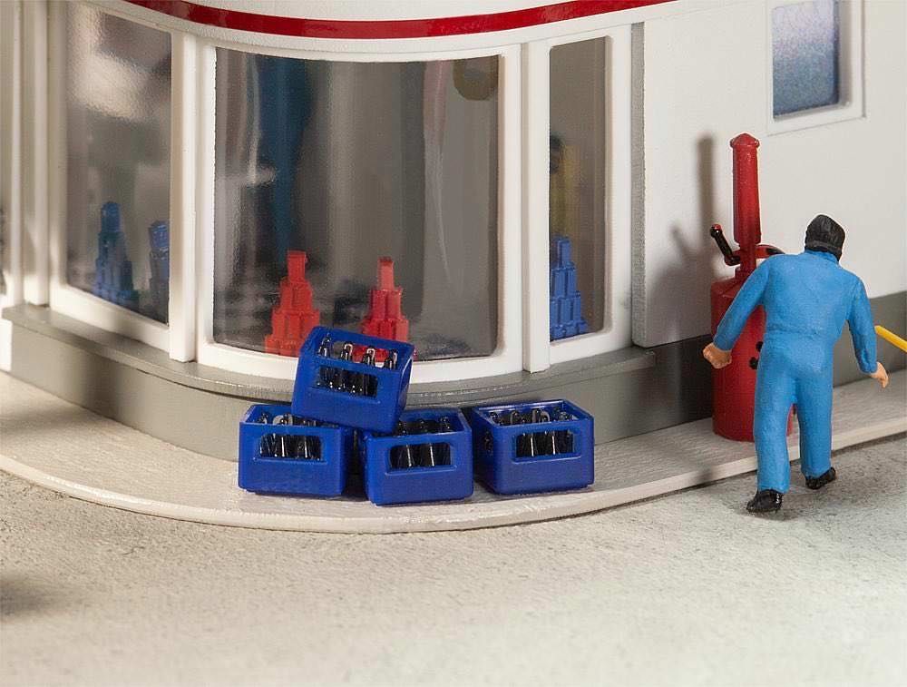 Faller 180968 - Bierkästen mit Flaschen 4 Stück H0 1:87