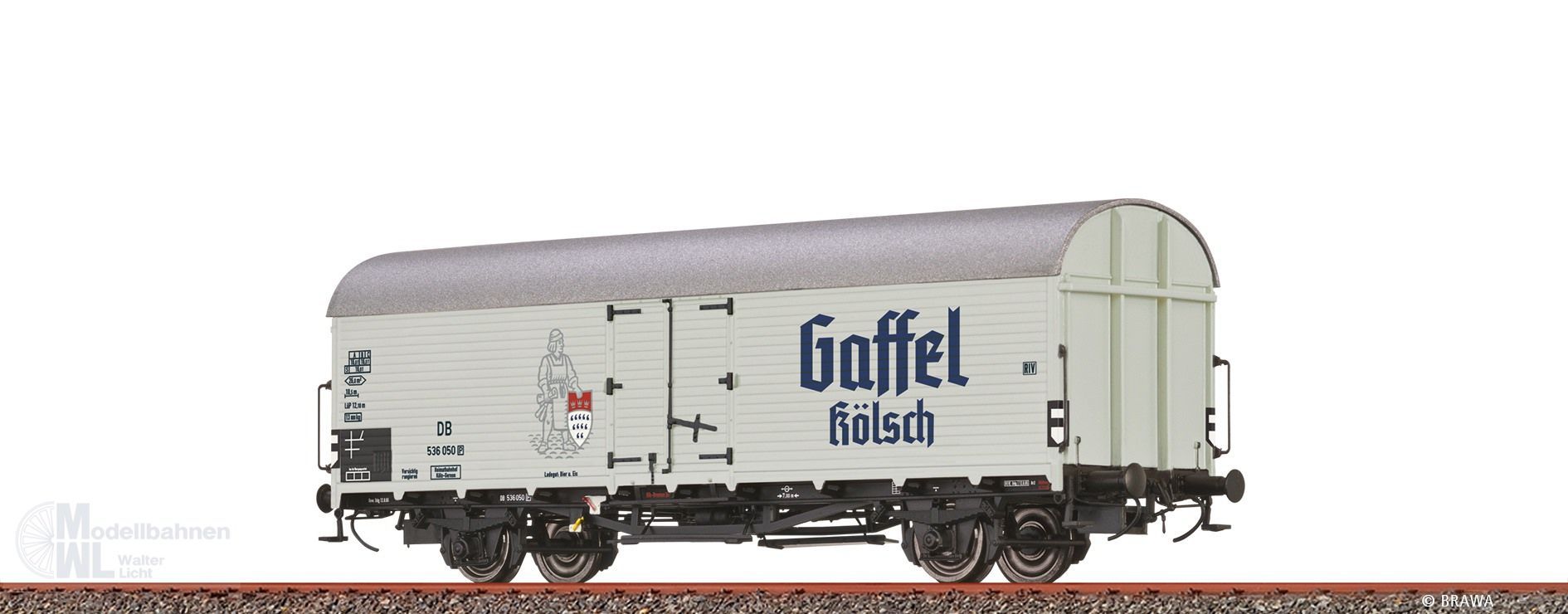 Brawa 47642 - Kühlwagen DB Ep.III Tnfhs38 Gaffel Kölsch H0/GL Brawa 47642 - Kühlwagen DB Ep.III Tnfhs38 Gaffel Kölsch H0/GL