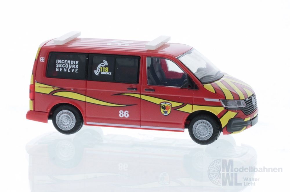 Rietze 53904 - Volkswagen T6.1 Feuerwehr Genf (CH) H0 1:87 Rietze 53904 - Volkswagen T6.1 Feuerwehr Genf (CH) H0 1:87