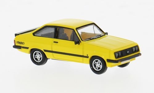 PCX-Models 870721 - Ford Escort MK II R gelb 1977 H0 1:87