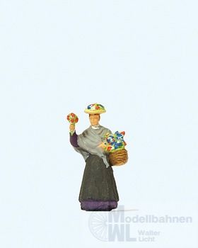 Preiser 28106 - Blumenverkäuferin H0 1:87 Preiser 28106 - Blumenverkäuferin H0 1:87