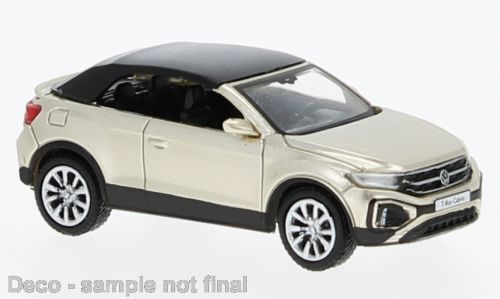PCX-Models 870602 - VW T-Roc Cabriolet geschlossen metallic-beige 2022 H0 1:87