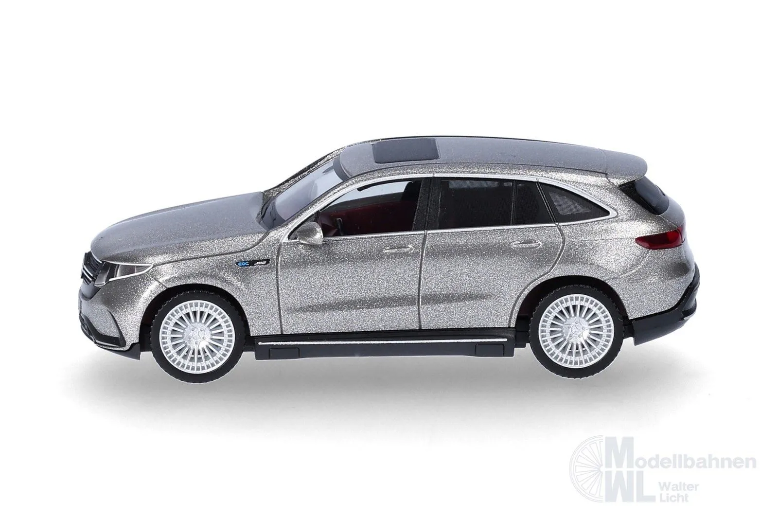 Herpa 430715-005 - Mercedes-Benz EQC AMG mojavesilber H0 1:87