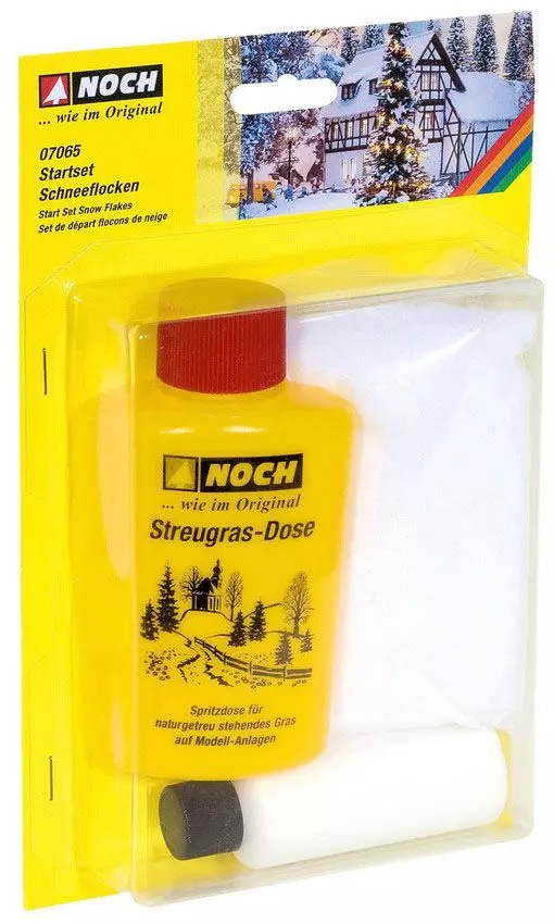 Noch 07065 - Start-Set Schneeflocken G/1/0/H0/H0m/H0e/TT/N/Z