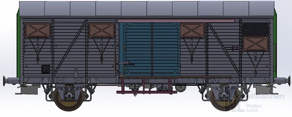 Exact Train 20919 - Güterwagen gedeckt NS Ep.IV Typ Gs 1420 H0/GL Exact Train 20919 - Güterwagen gedeckt NS Ep.IV Typ Gs 1420 H0/GL