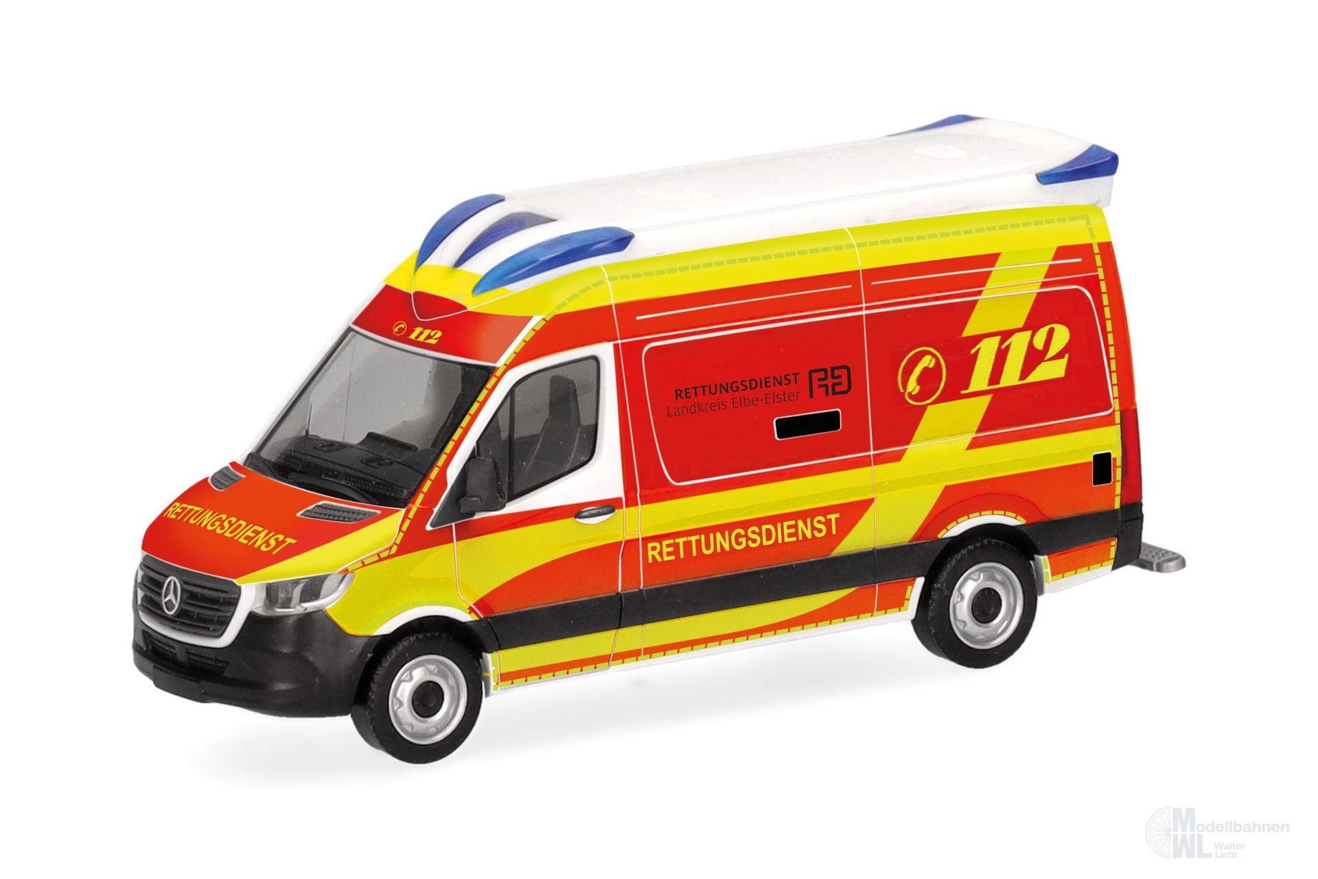 Herpa 099042 - Mercedes-Benz Sprinter `18 Delfis RTW H0 1:87