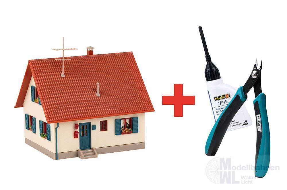Faller 195602 - FALLER Promotion-Set Bastelhaus H0 1:87 Faller 195602 - FALLER Promotion-Set Bastelhaus H0 1:87
