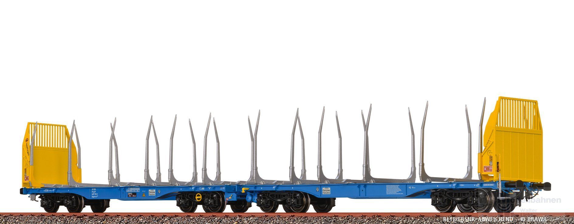 Brawa 50803 - Drehgestellflachwagen InnoFreight Ep.VI Sggmrrs H0/GL