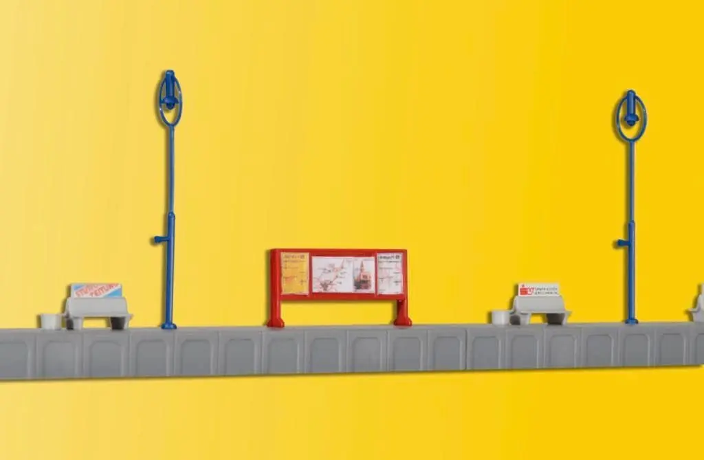 Kibri 37752 - Bahnsteig Sommerrain N 1:160