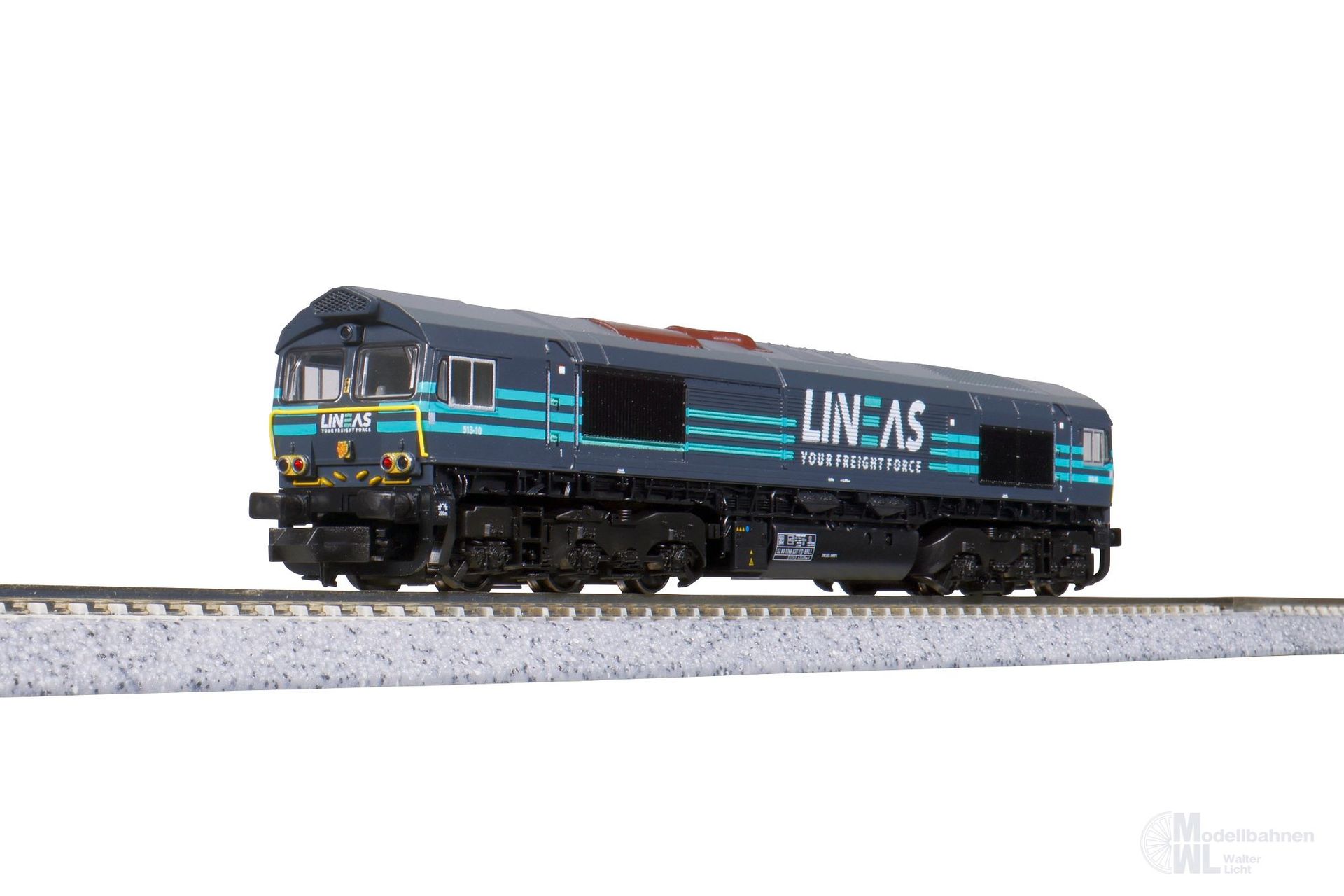 Kato 10838S - Diesellok Class 66 LINEAS Ep.VI N 1:160 Sound Kato 10838S - Diesellok Class 66 LINEAS Ep.VI N 1:160 Sound