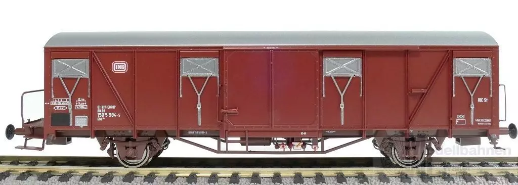 Exact Train 20725 - Güterwagen gedeckt DB Ep.V Gbs 254 H0/GL